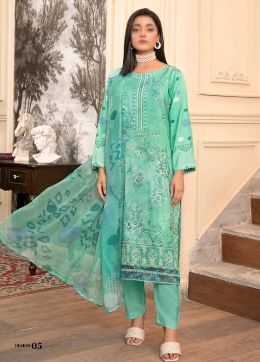 UMANG Digital Printed Viscose 3PC Suit