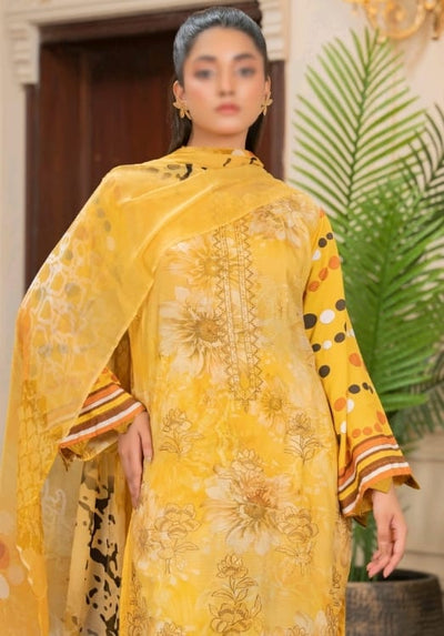 Unstitched Premium Viscose 3-Piece Outfit