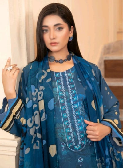 UMANG Premium Digital Print Striped Viscose Suit